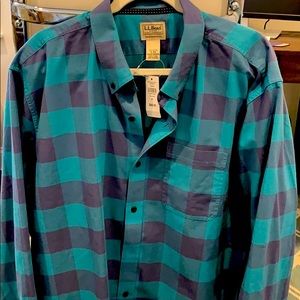 LL Bean button down shirt. New with tags!